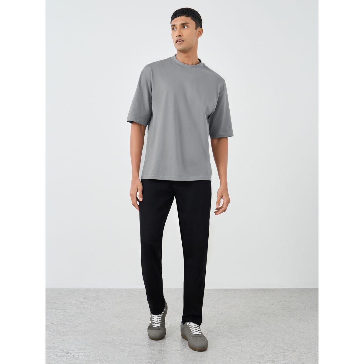 Styli Oversized Crew Neck Short Sleeve T-Shirt-men-clothing-tshirtsandpolos-tshirts-image-2