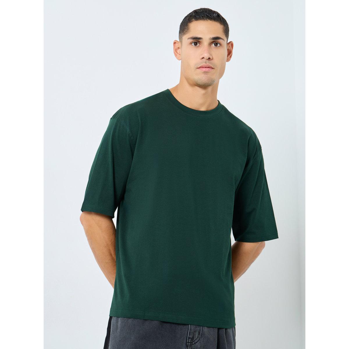 Styli Men Oversized Mock Neck T-Shirt-men-clothing-tshirtsandpolos-tshirts-image-1
