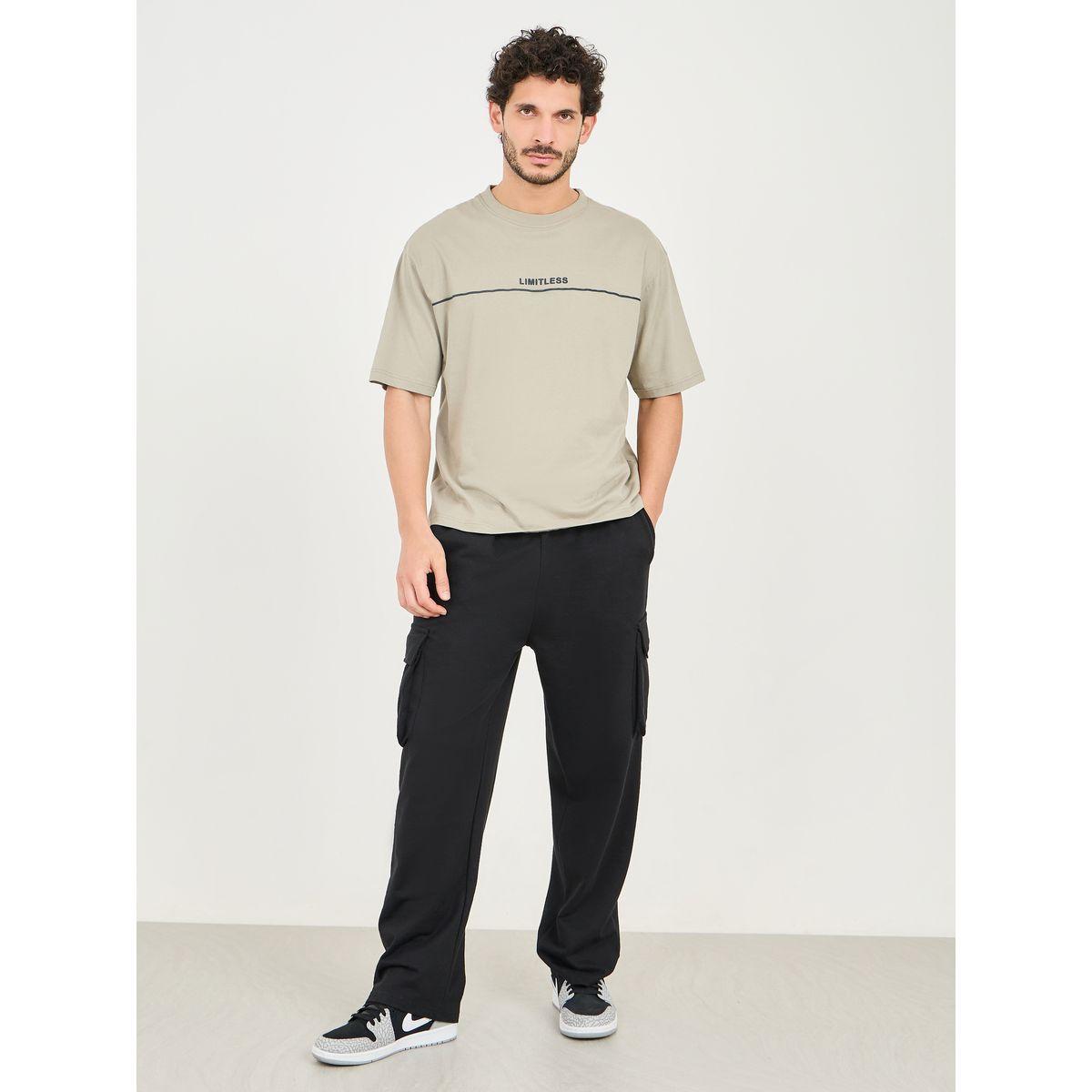 Styli Limitless Minimal Embossed Print Oversize Cotton T-Shirt-men-clothing-tshirtsandpolos-tshirts-image-2