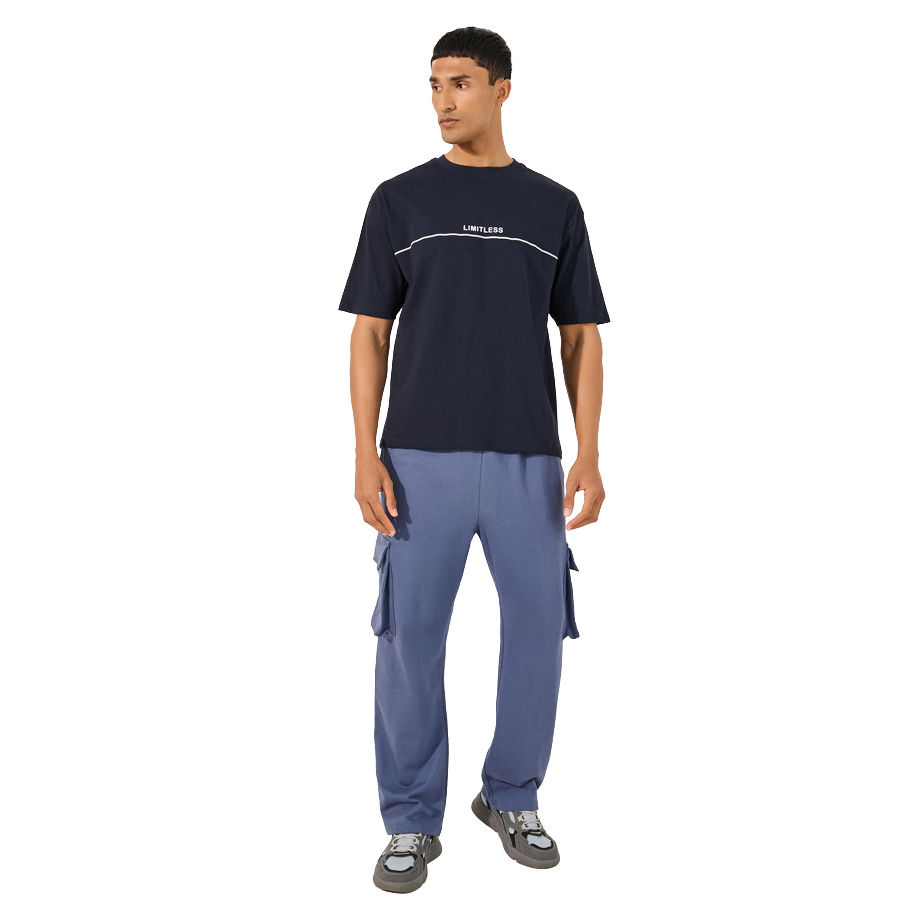 Styli Minimal Embossed Print Oversized Cotton T-Shirt-men-clothing-tshirtsandpolos-tshirts-image-2