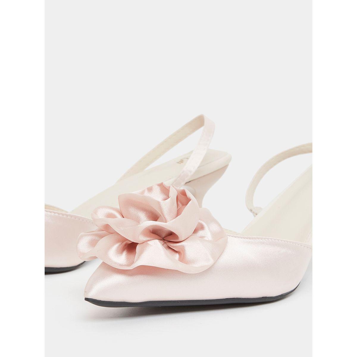 صندل مزين بزهور مع مقدمة مدببة-women-shoes-heels-image-4