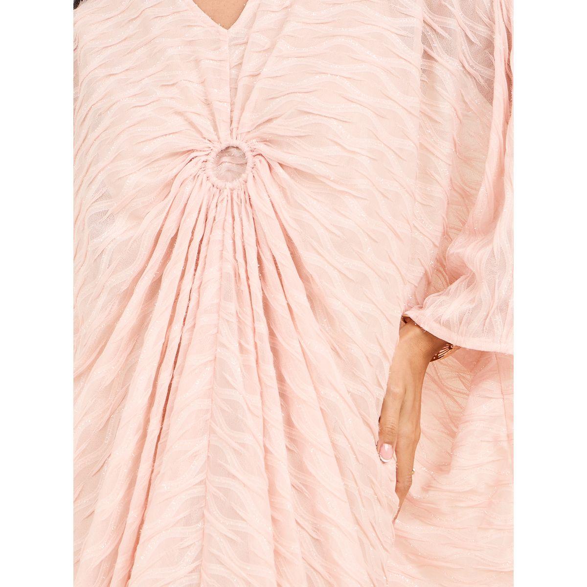 فستان بنمط قفطان وتفاصيل مزمومة-women-clothing-dresses-image-3