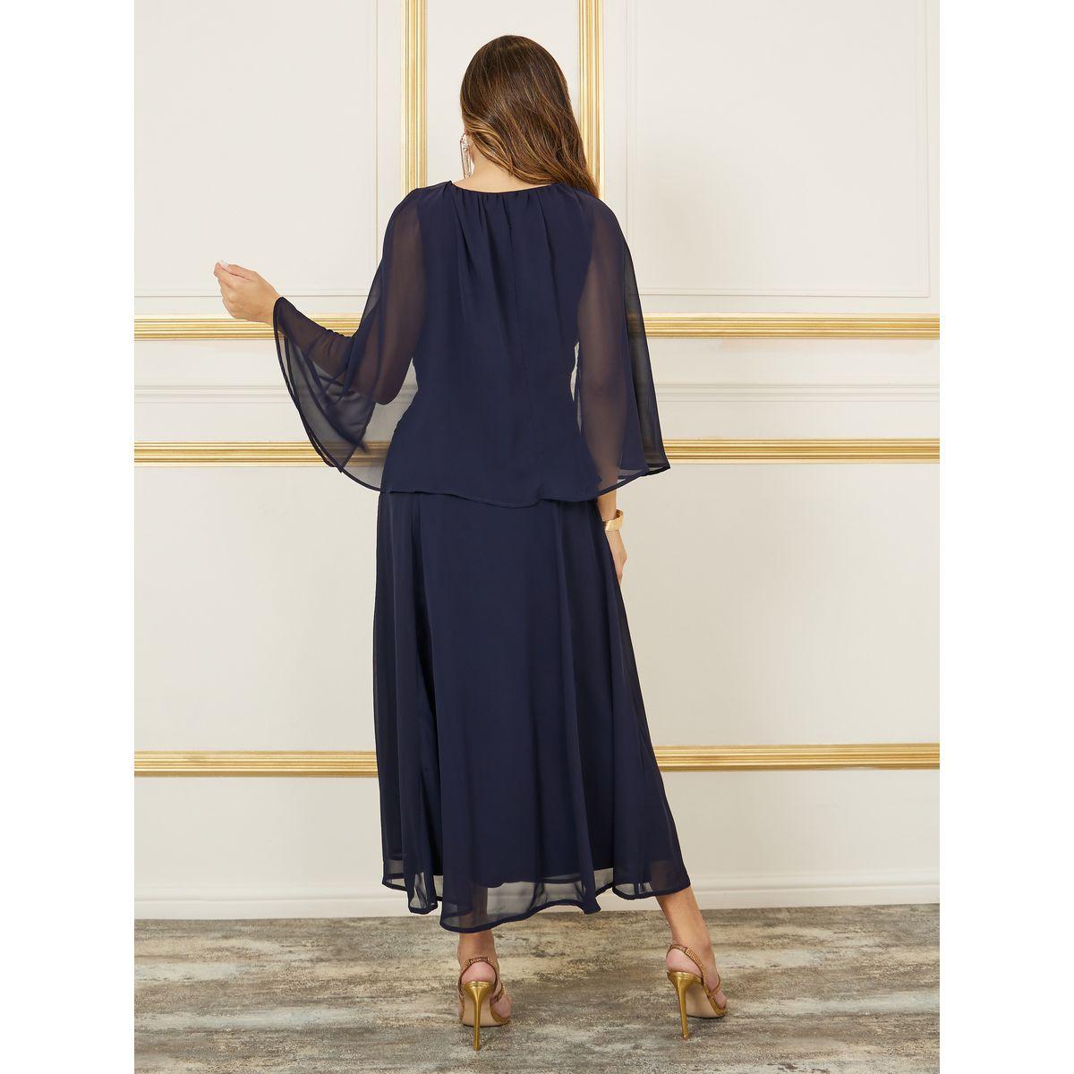 فستان طويل مزين بالخرز مع حافة واسعة-women-clothing-dresses-image-4