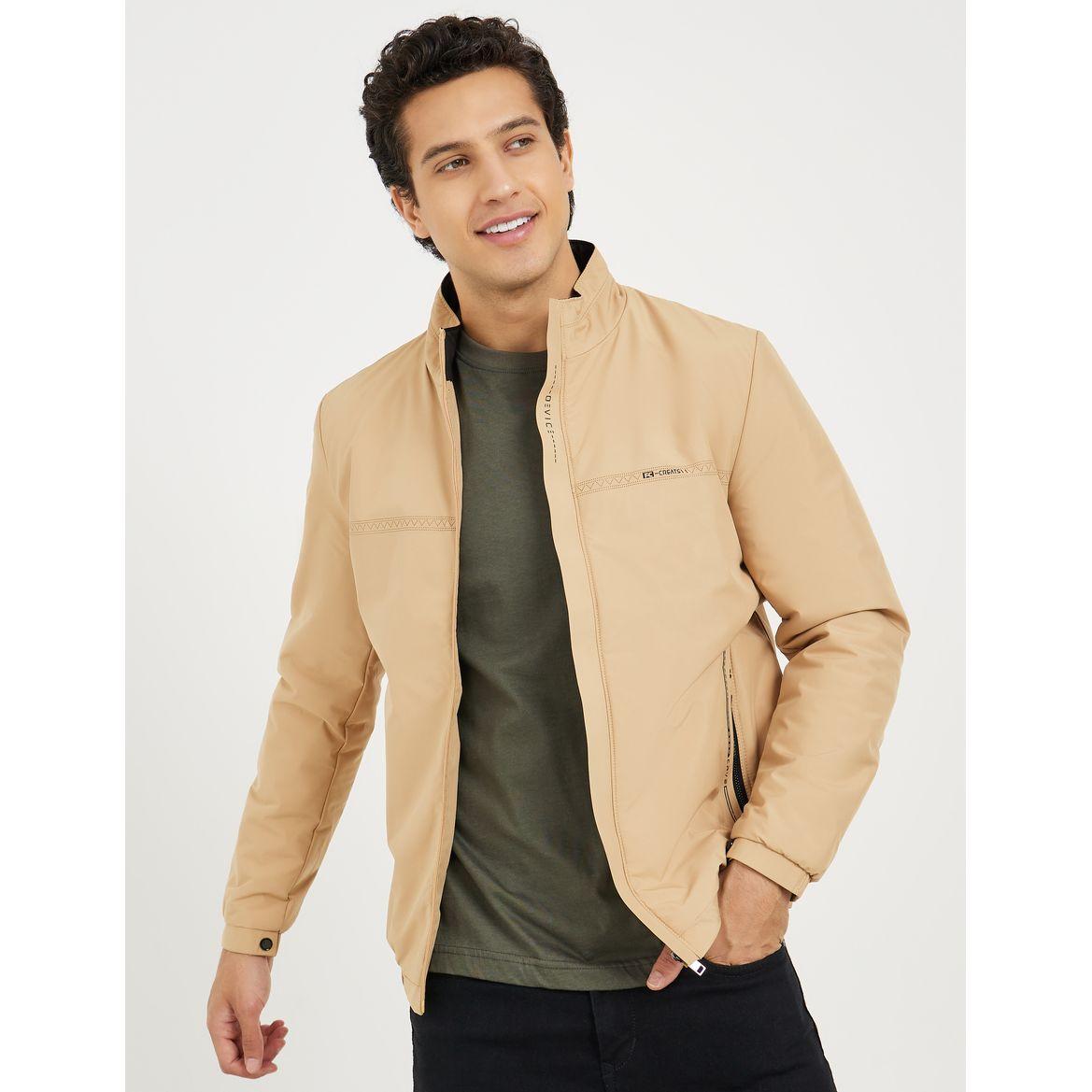 Solid Jacket with Zipped Pockets-men-clothing-jacketsandblazers-jackets-image-1