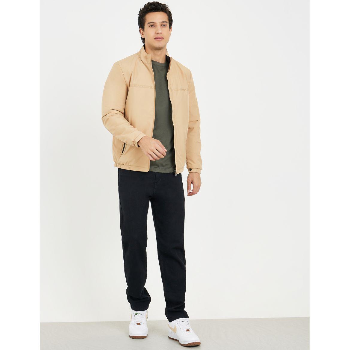 Solid Jacket with Zipped Pockets-men-clothing-jacketsandblazers-jackets-image-2