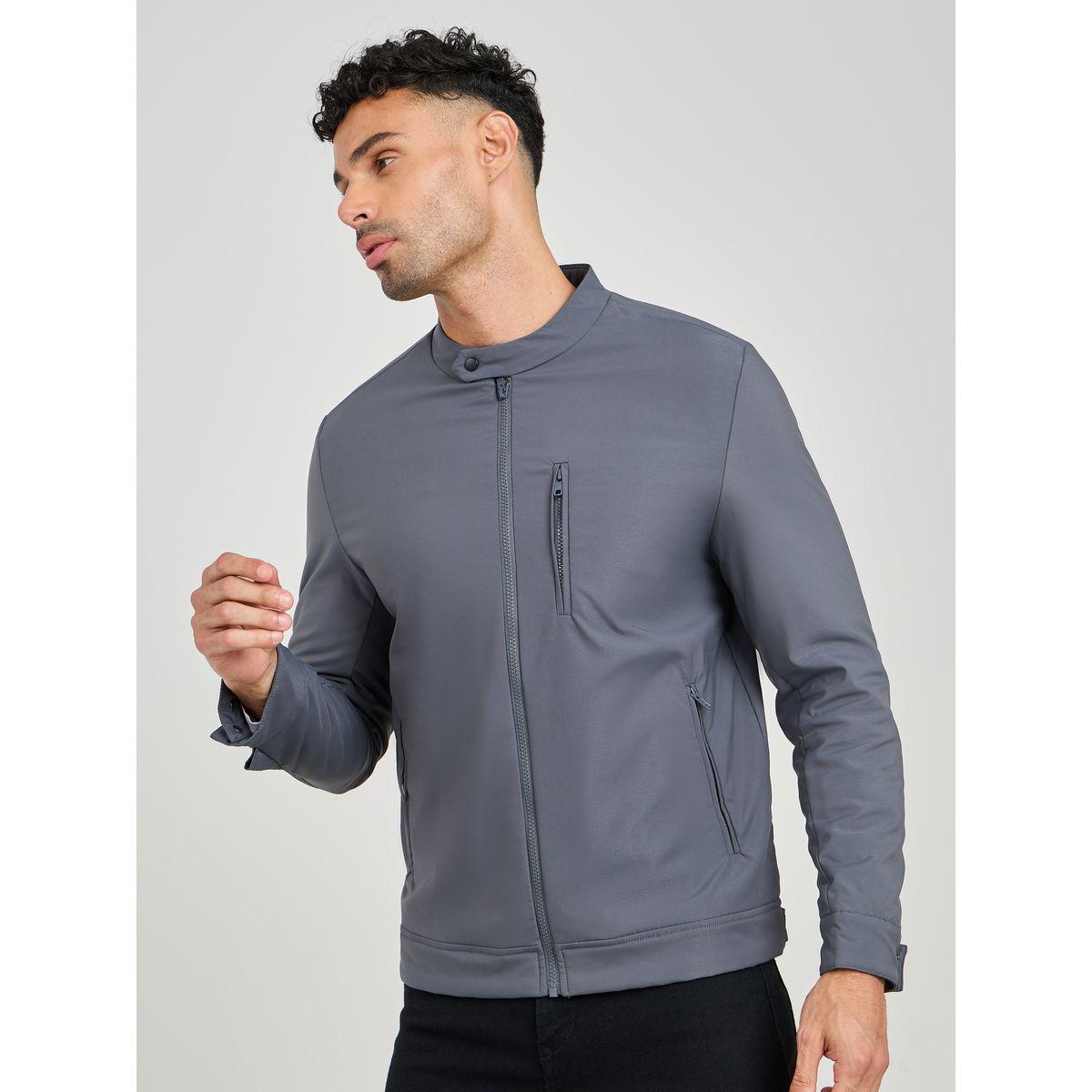 Solid Jacket with Zip Pockets-men-clothing-jacketsandblazers-jackets-image-3