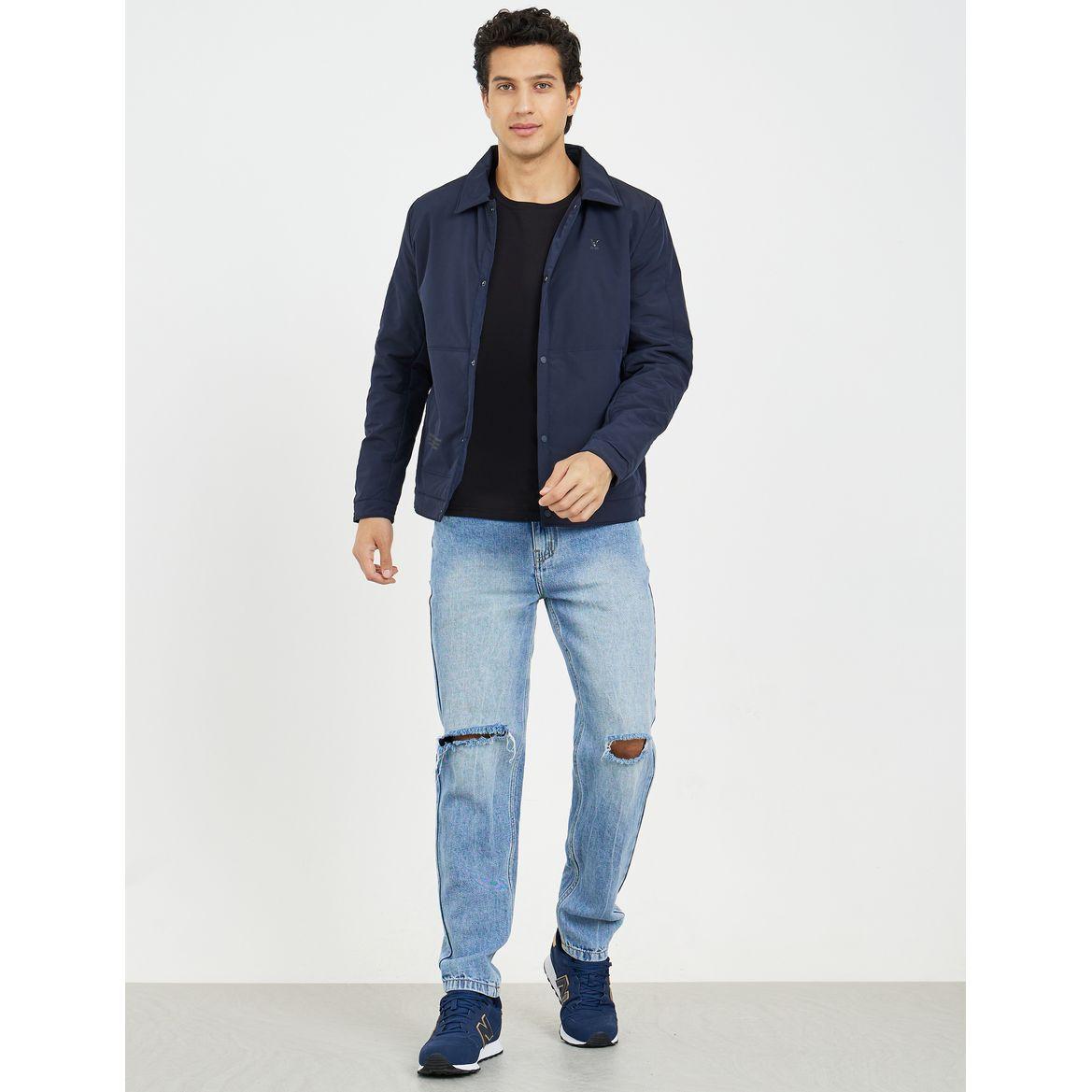 Collared Jacket with Button Closure-men-clothing-jacketsandblazers-jackets-image-2