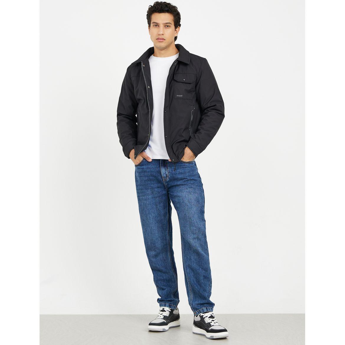 Collared Bomber Jacket with Zip Placket-men-clothing-jacketsandblazers-jackets-image-2