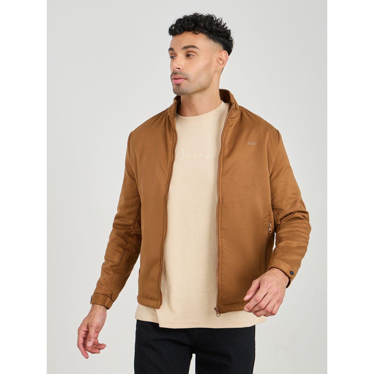 Solid Jacket with Zipped Pockets-men-clothing-jacketsandblazers-jackets-image-1