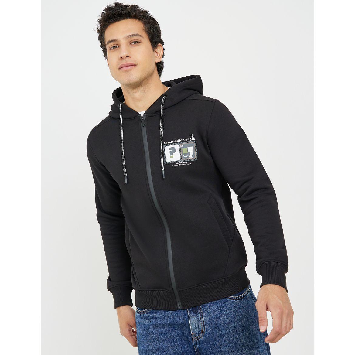 Printed Sweatshirt with Zip Closure-men-clothing-sweatersandpullovers-image-4