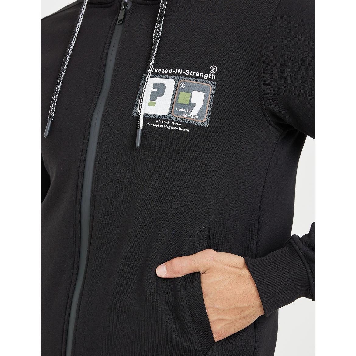 Printed Sweatshirt with Zip Closure-men-clothing-sweatersandpullovers-image-5