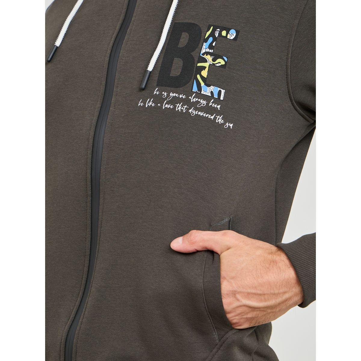 Graphic Print Zip Through Hooded Sweatshirt-men-winterwear-hoodiesandsweatshirts-image-5