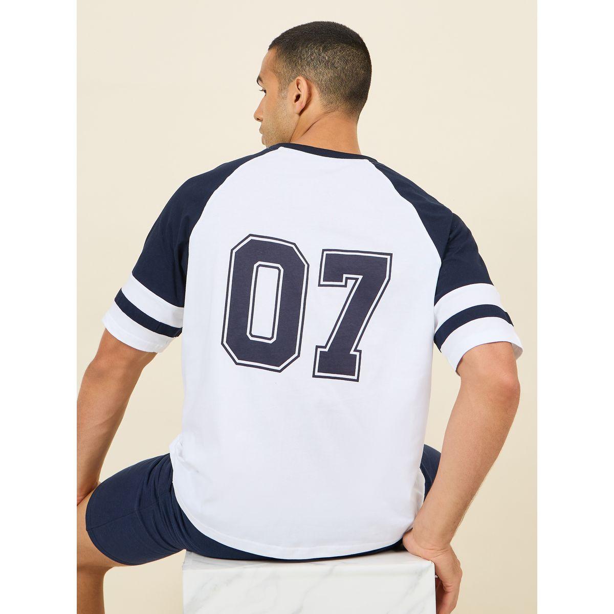 Styli Oversized Back Varsity Print Raglan Sleeves T-Shirt-men-clothing-tshirtsandpolos-tshirts-image-1