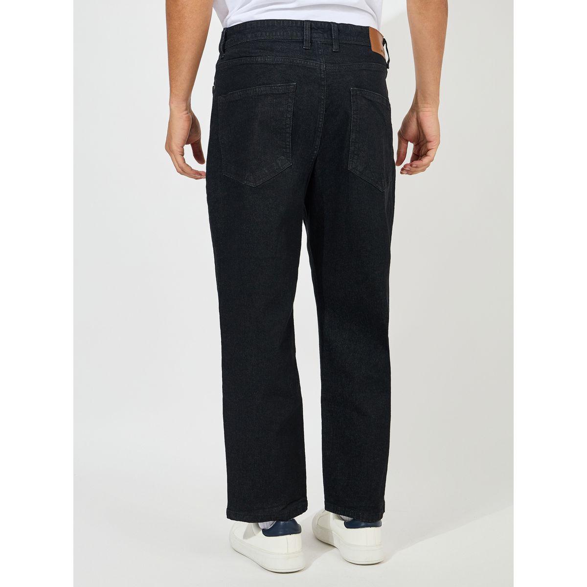 جينز سادة قطن بقصة واسعة-men-clothing-bottoms-jeans-image-4