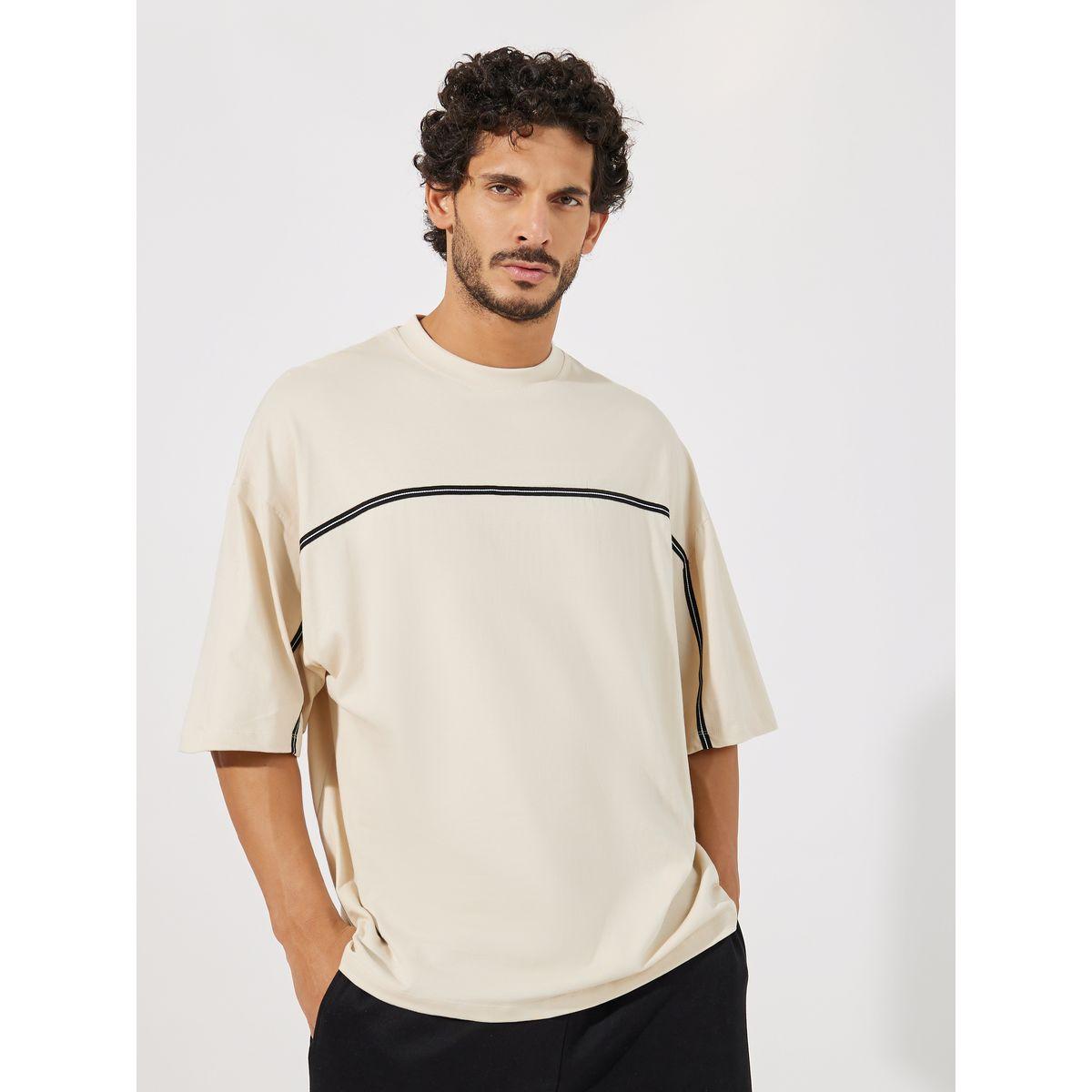 Styli Front Tape Compact Cotton Jersey Boxy T-Shirt-men-clothing-tshirtsandpolos-tshirts-image-1