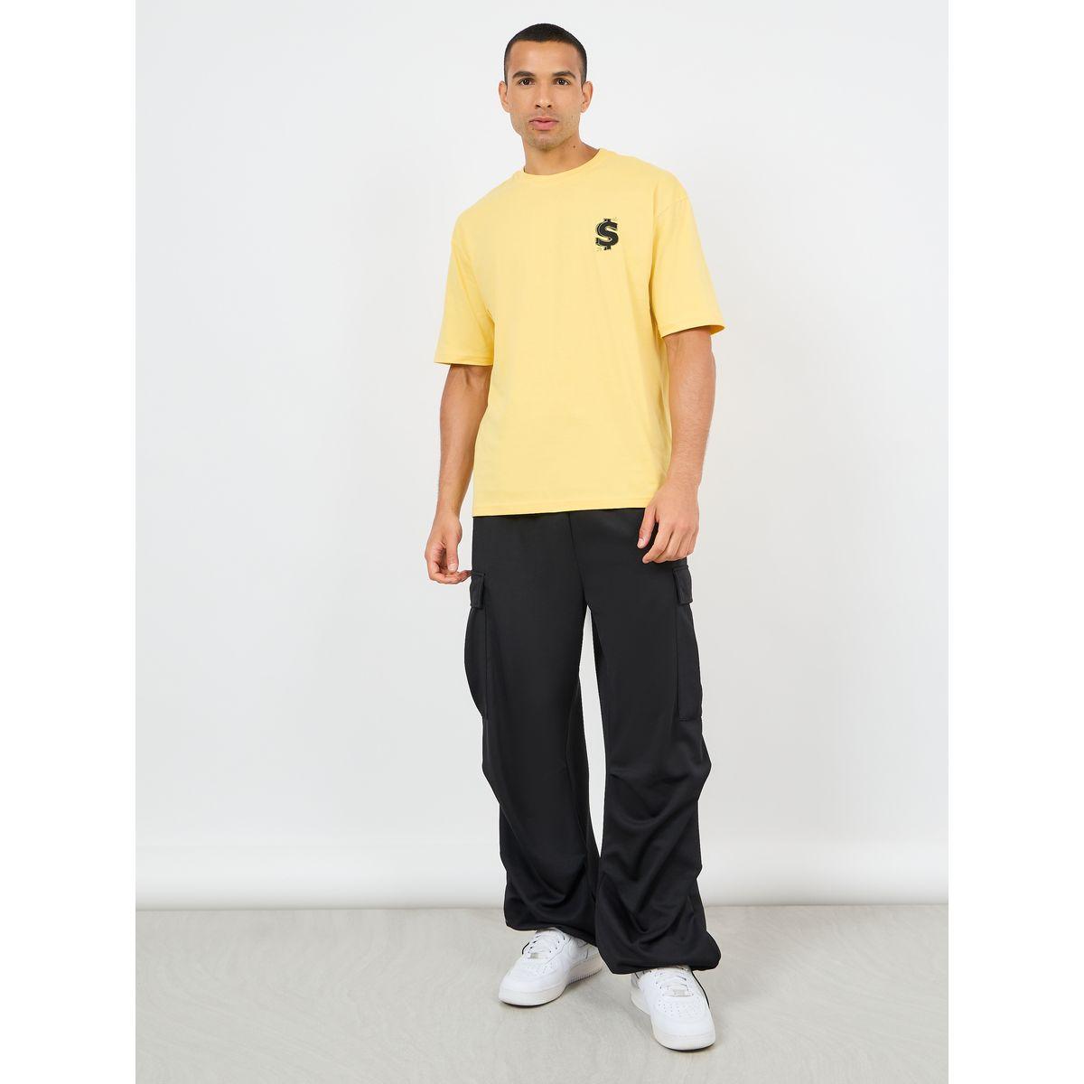 Styli Cotton Oversized Dollar Graphic Print Compact T-Shirt-men-clothing-tshirtsandpolos-tshirts-image-2