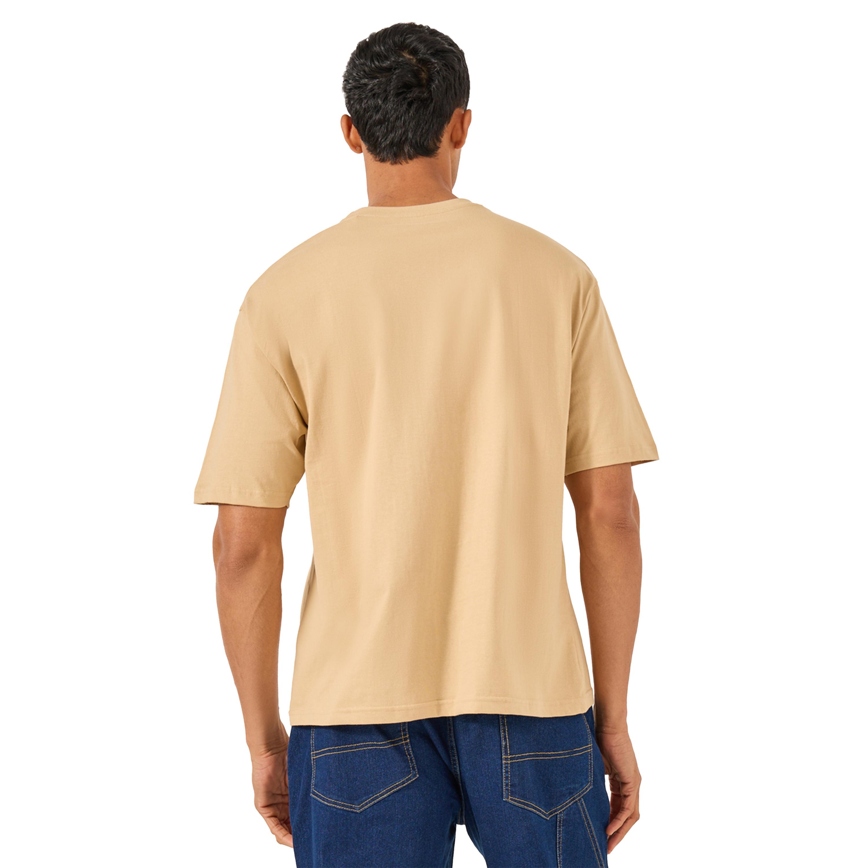 Styli Embroidered Badge Detail Cotton Oversized T-Shirt-men-clothing-tshirtsandpolos-tshirts-image-4