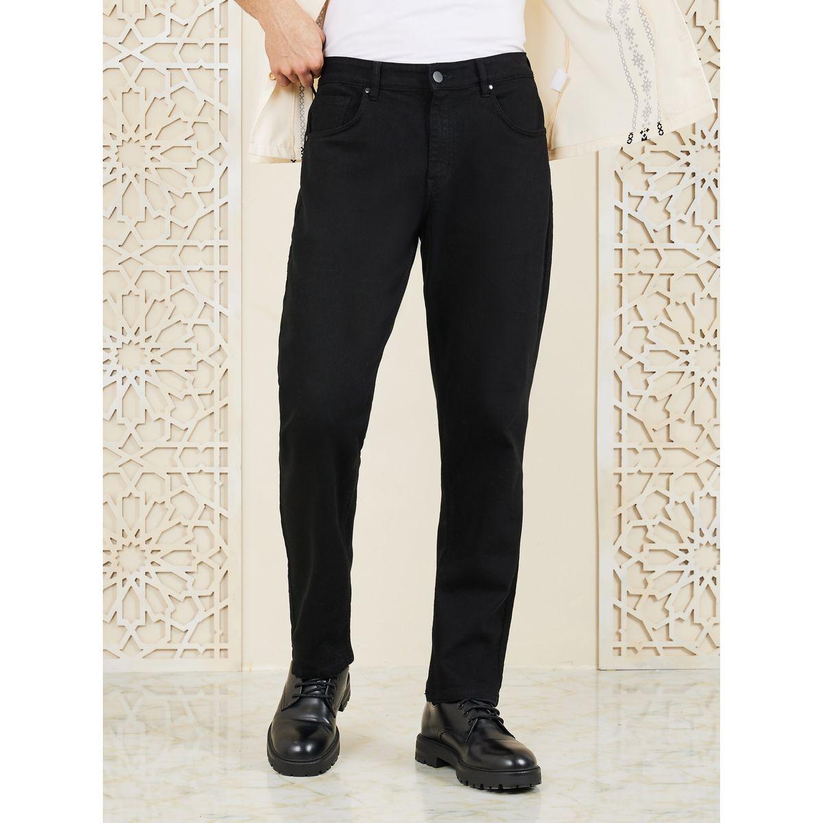 جينز سادة بقصة سليم فت-men-clothing-bottoms-jeans-image-1