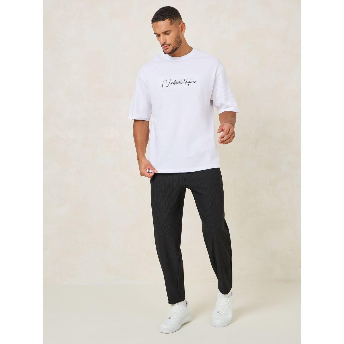 بنطال بليسيه محبوك بقصة بالون-men-clothing-bottoms-joggers-image-2