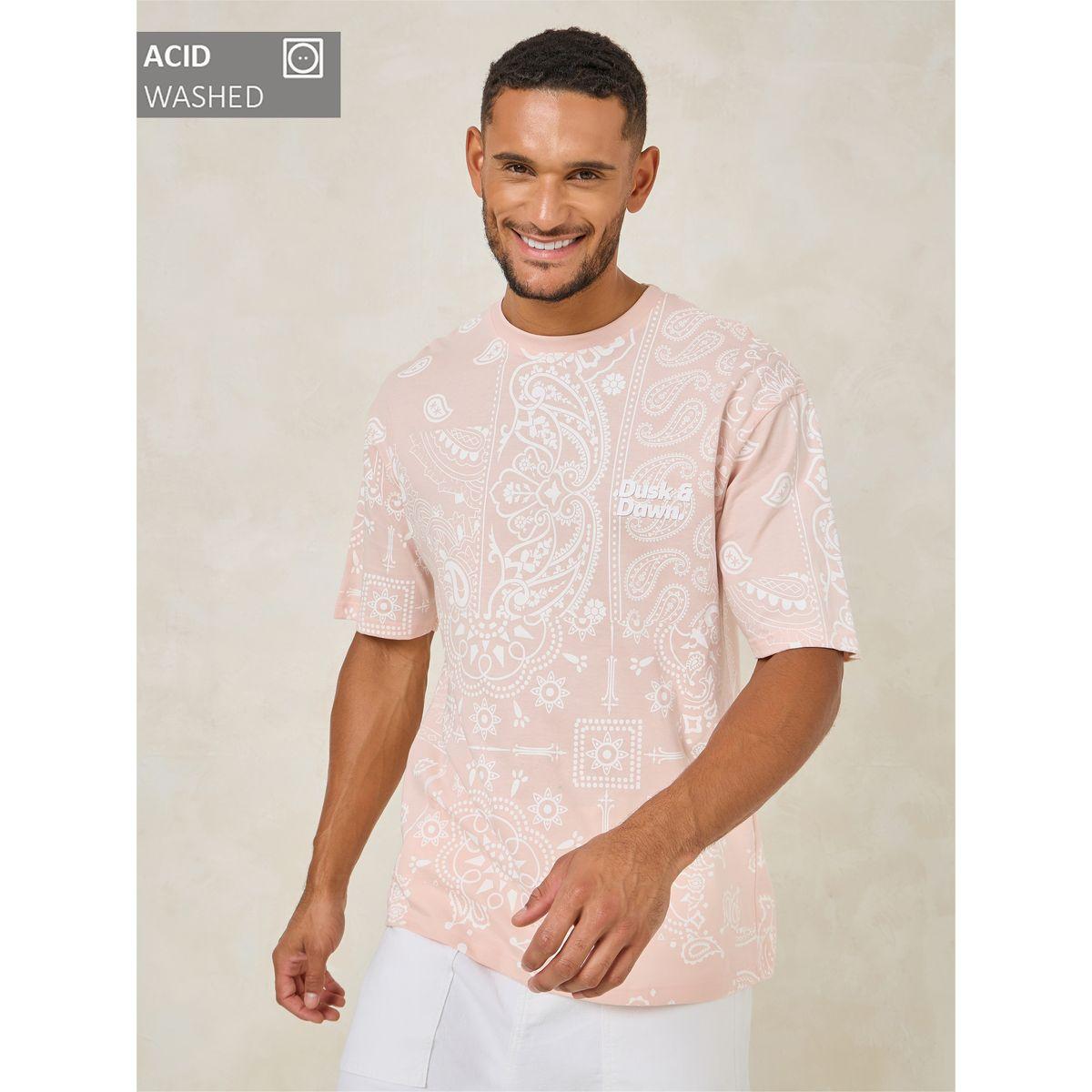 Styli Limited Paisley Print Acid Wash Oversized T-Shirt-men-clothing-tshirtsandpolos-tshirts-image-1