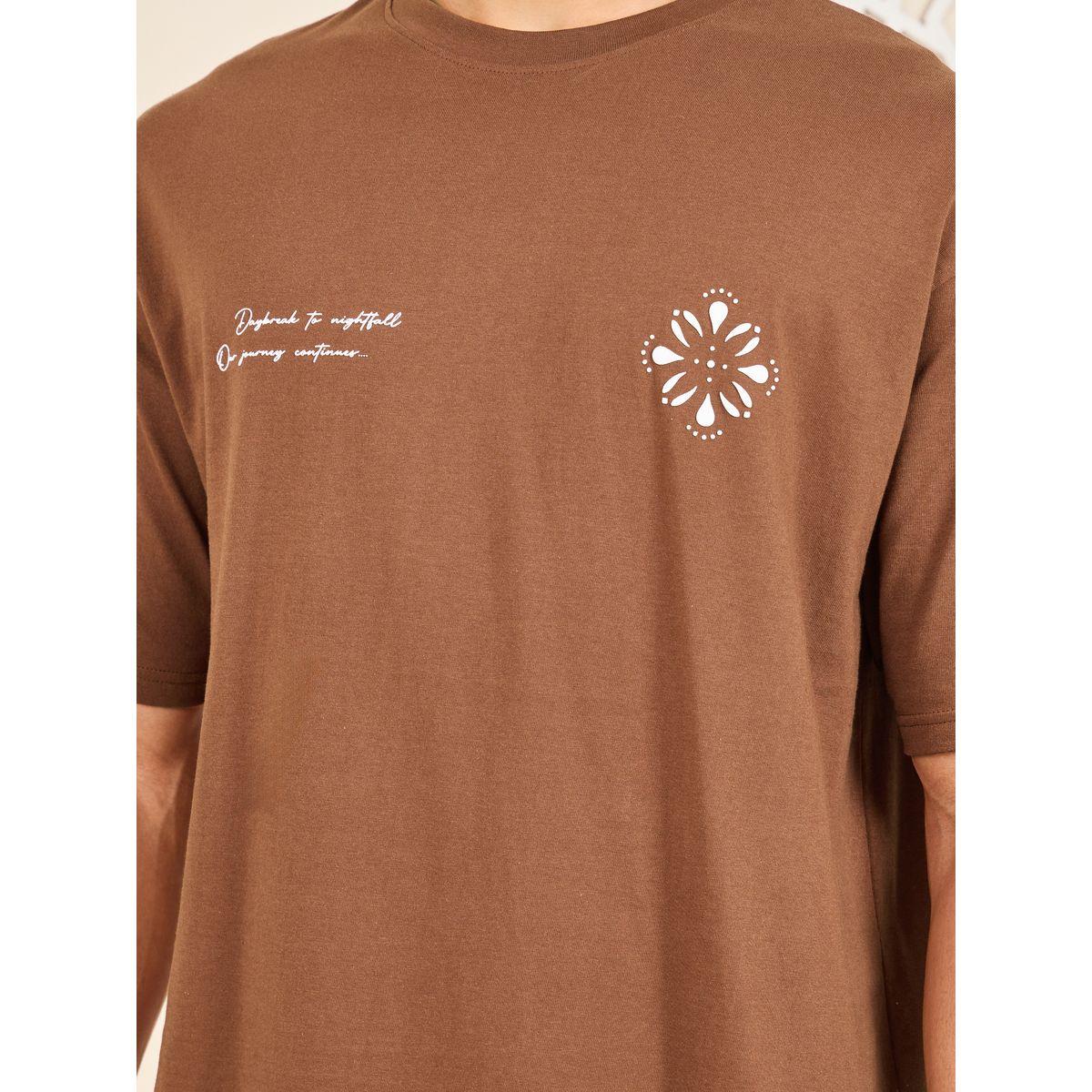 Styli Limited Premium Oversized Back & Front Boho Outline Print Heavy Jersey T-shirt-men-clothing-tshirtsandpolos-tshirts-image-4