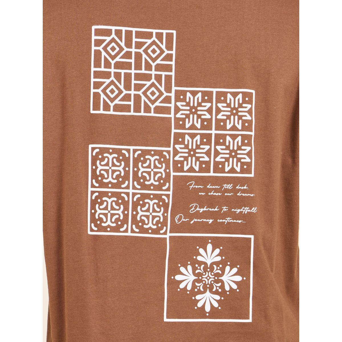 Styli Limited Premium Oversized Back & Front Boho Outline Print Heavy Jersey T-shirt-men-clothing-tshirtsandpolos-tshirts-image-5