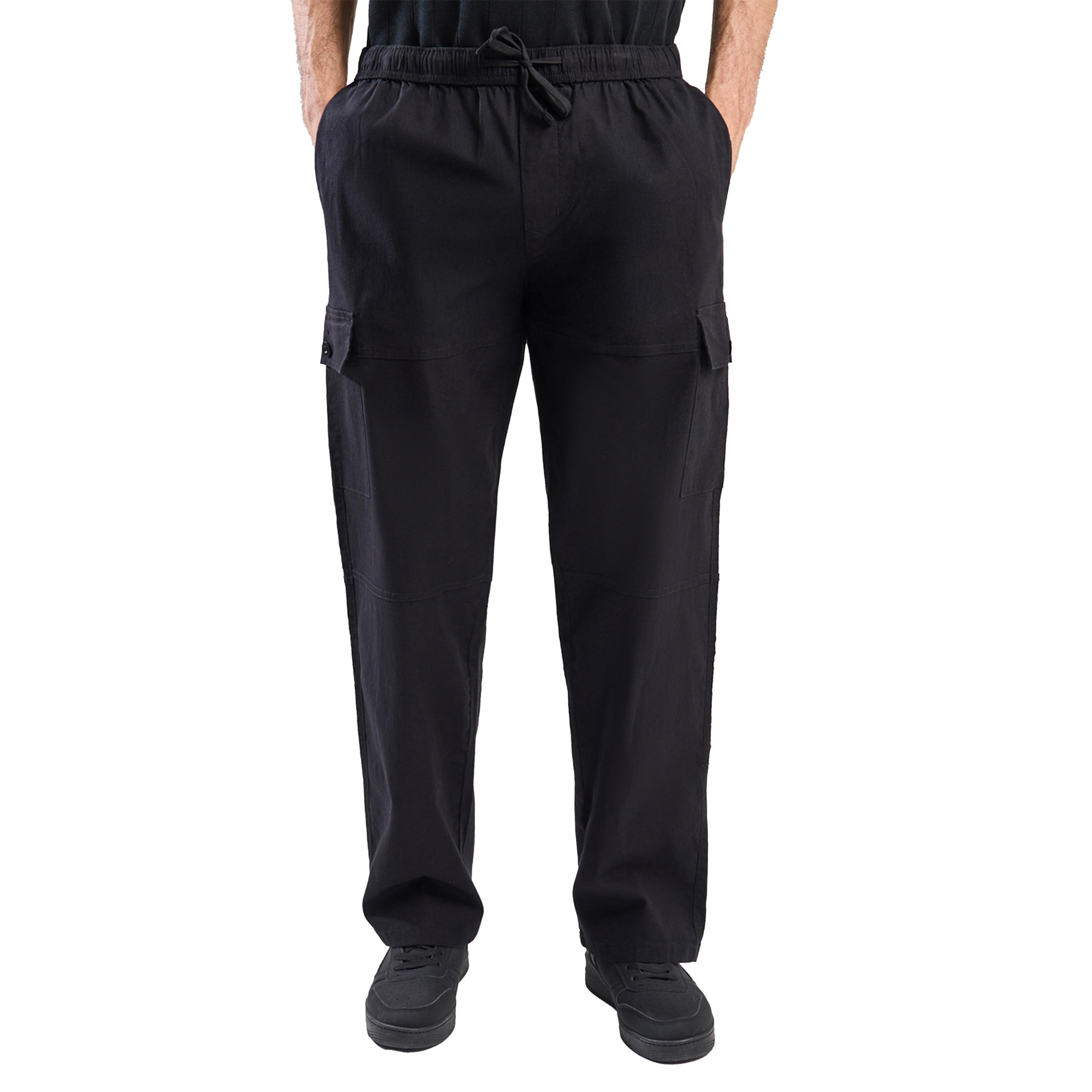 ستايلي - بنطال كارغو محبوك ومريح-men-clothing-bottoms-trousersandchinos-trousers-image-4