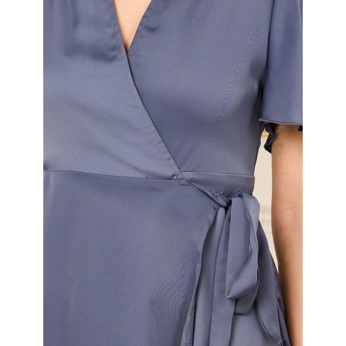 Styli Satin Asymmetric Hem Wrap Midi Dress-women-clothing-dresses-image-3