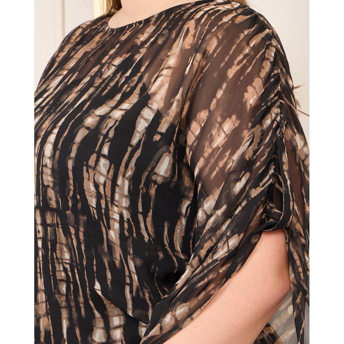 Styli Plus Tie and Dye Print Kaftan Maxi Dress-women-clothing-dresses-image-4
