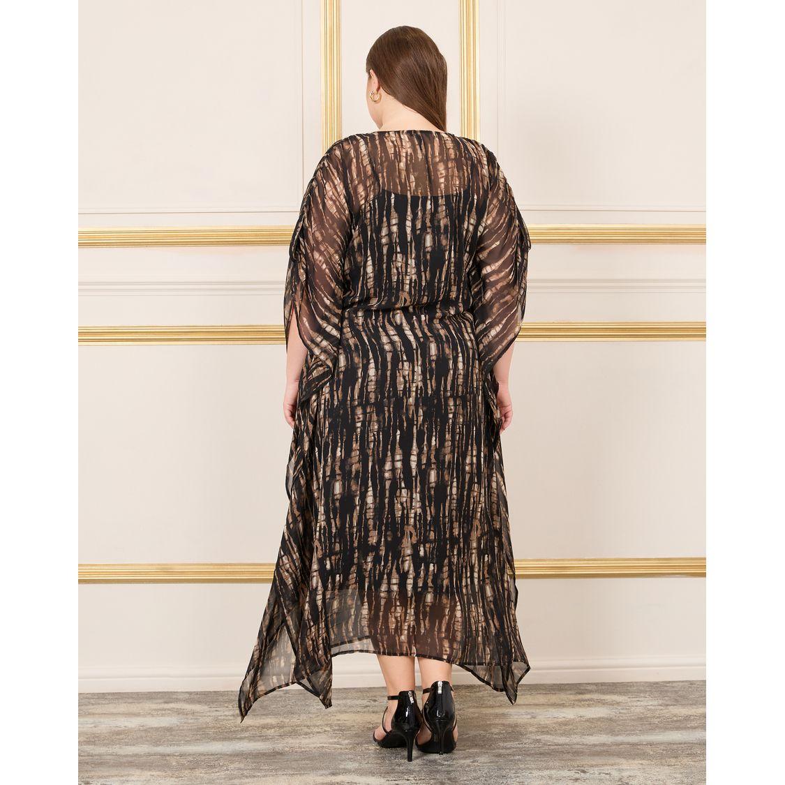 فستان طويل بمقاس كبير وطبعة تاي داي-women-clothing-dresses-image-5