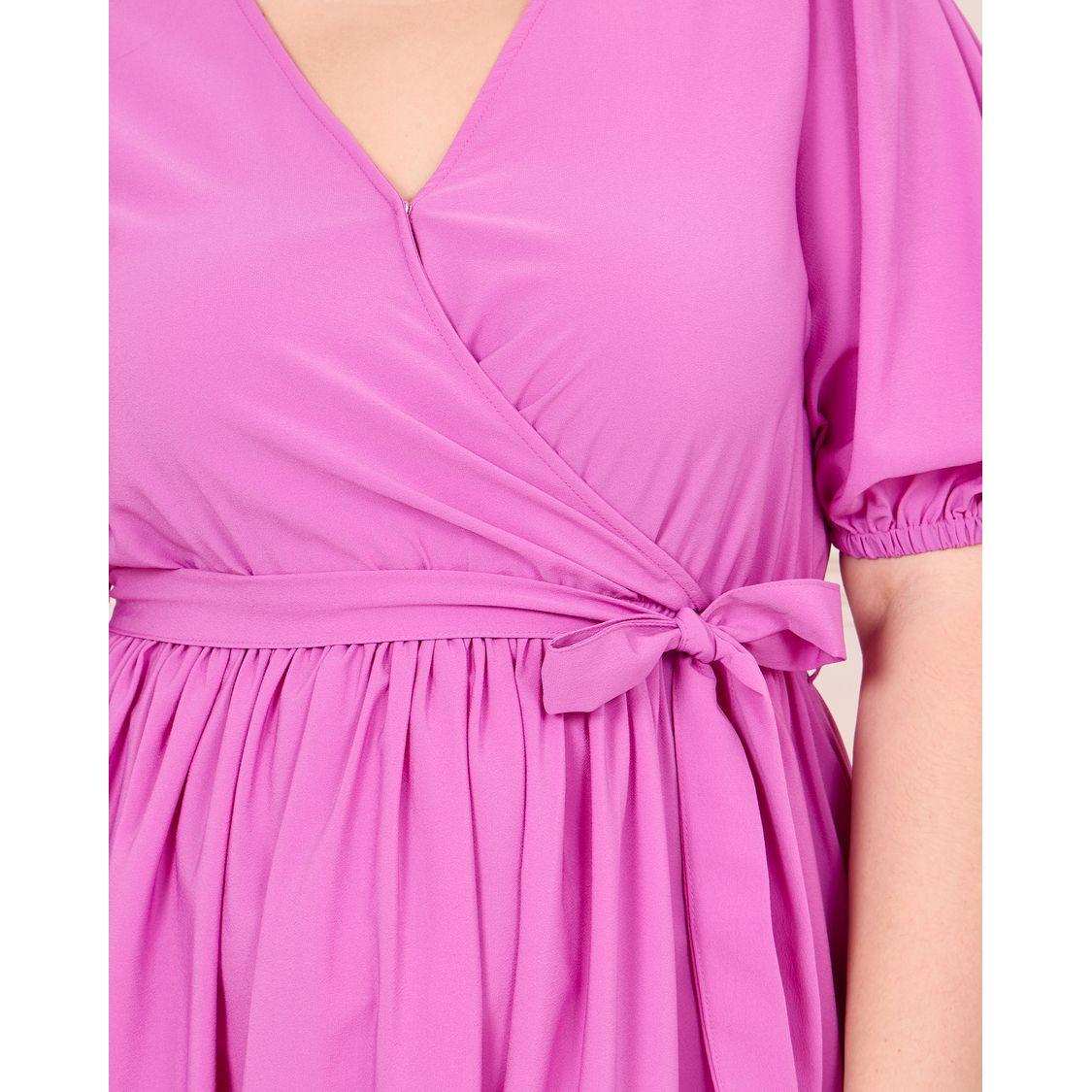 فستان ميدي بمقاس كبير ونمط لف-women-clothing-dresses-image-3