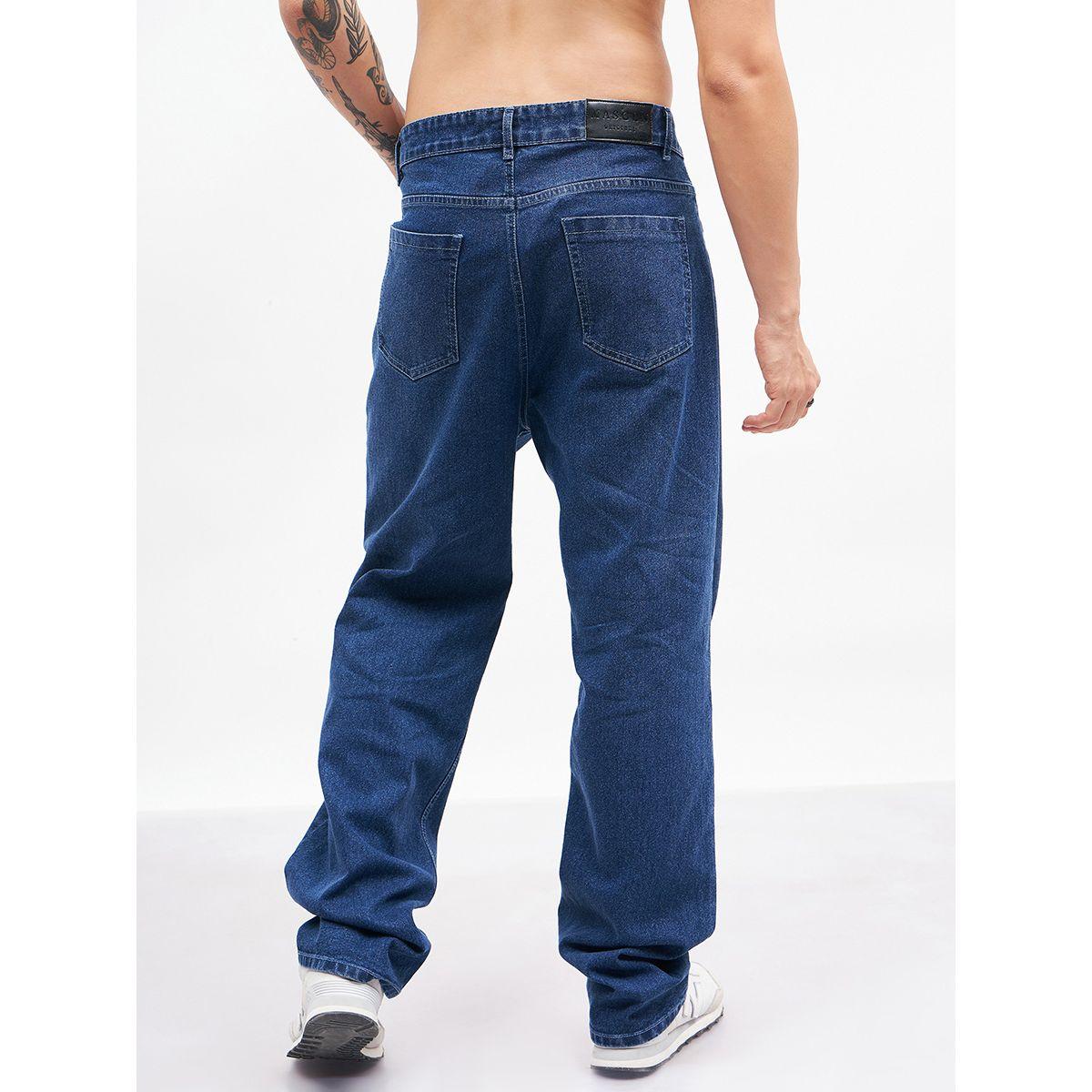 جينز بتفاصيل ممزقة وقصة مريحة ماسكلن ساسافراس × ستايلي-men-clothing-bottoms-jeans-image-2