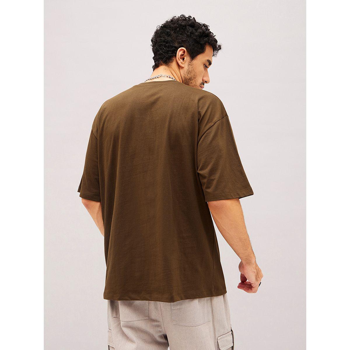 تيشيرت واسع بكتف منخفض ماسكلن ساسافراس × ستايلي-men-clothing-tshirtsandpolos-tshirts-image-2