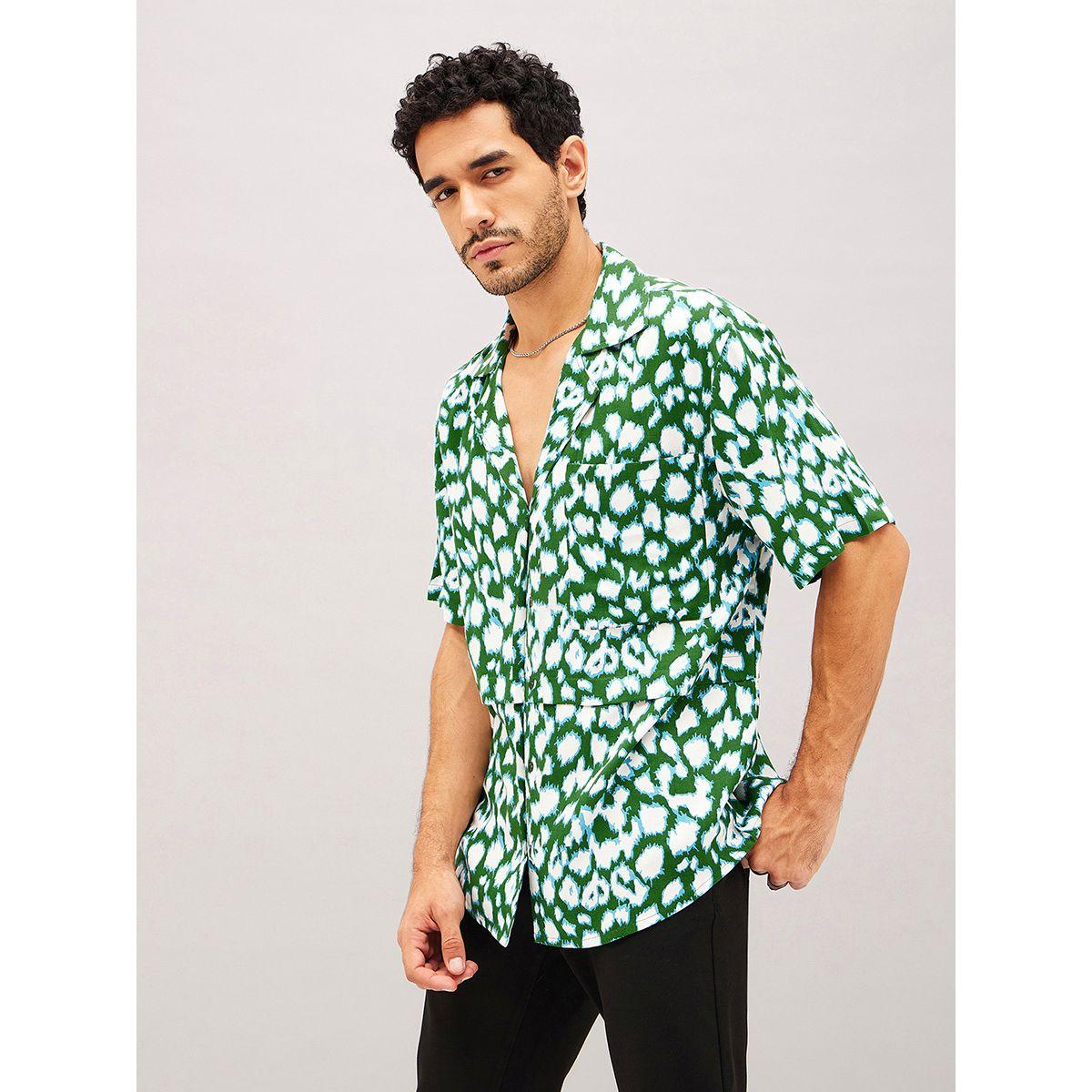 Mascln Sassafras X Styli  Abstract Print Pocket Detail Relaxed Fit T-Shirt-men-clothing-shirts-image-1