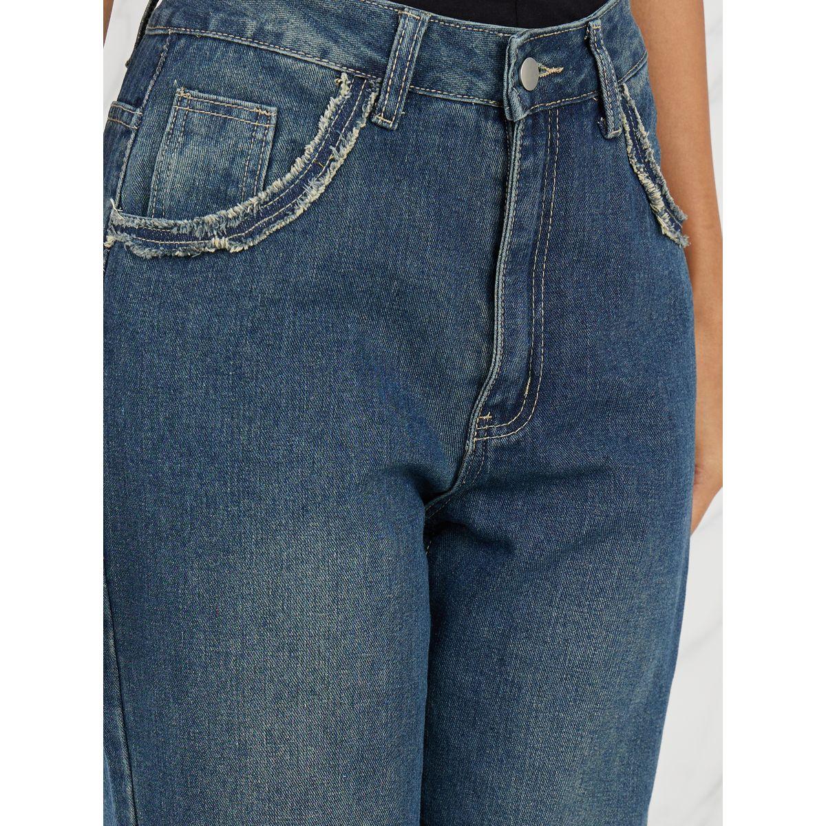 Styli Frayed Texture Super Straight Fit Jeans-women-clothing-bottoms-jeans-image-3