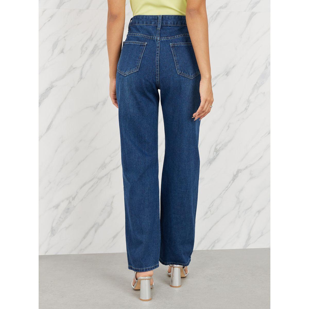 جينز بارجل مستقيمة مع جيوب-women-clothing-bottoms-jeans-image-4