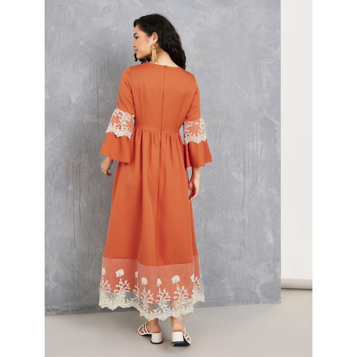 Styli Lace Insert A-Line Maxi Dress-women-clothing-dresses-image-4