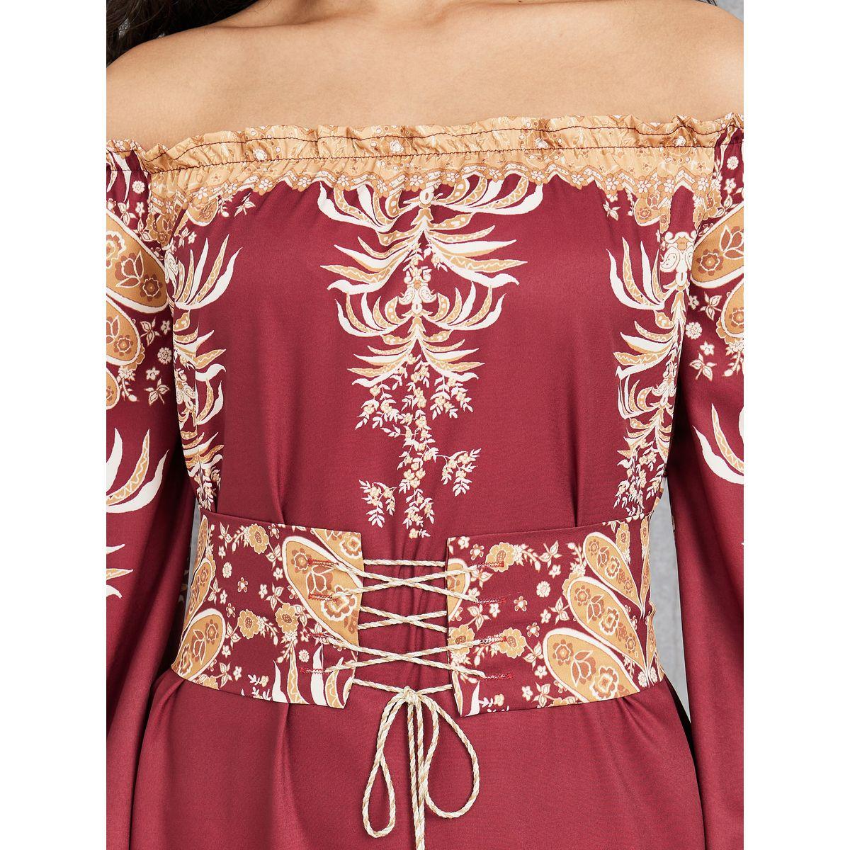فستان طويل بخصر كورسيه مع اكتاف مكشوفة-women-clothing-dresses-image-3