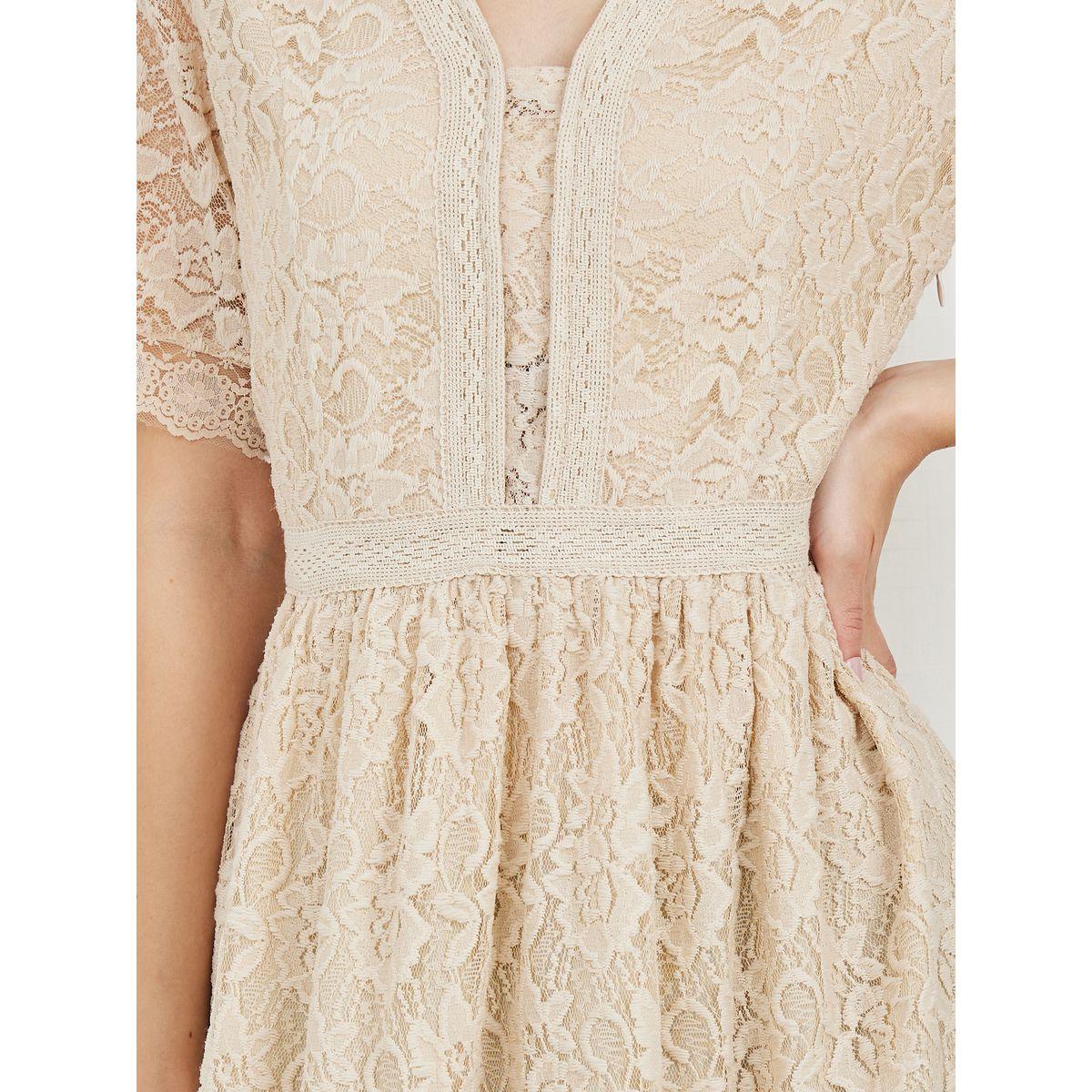 Styli All Over Lace A-Line Maxi Dress-women-clothing-dresses-image-3
