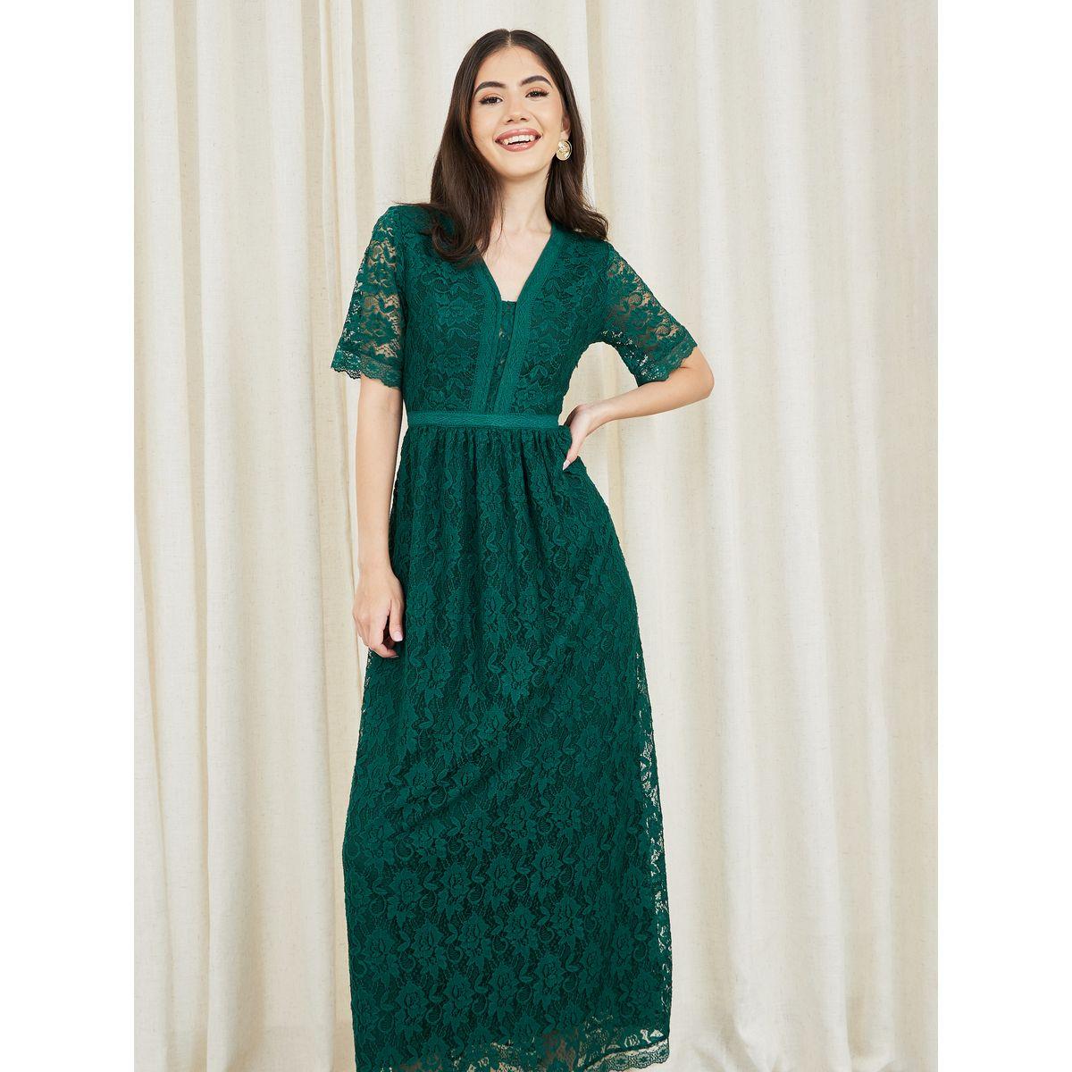 Styli All Over Lace A-Line Maxi Dress-women-clothing-dresses-image-2