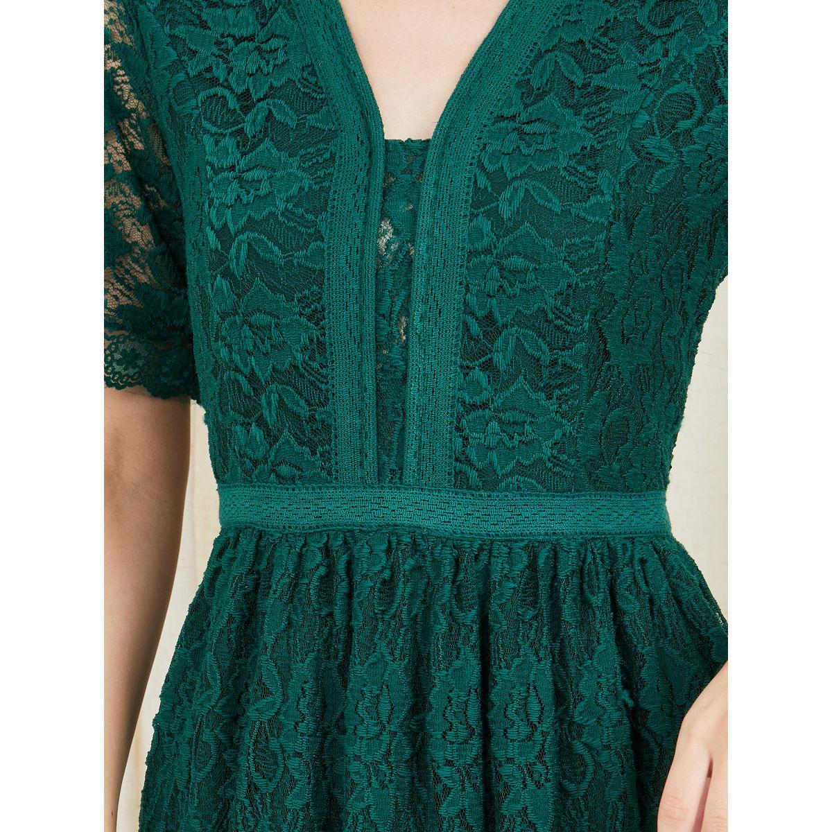 Styli All Over Lace A-Line Maxi Dress-women-clothing-dresses-image-3