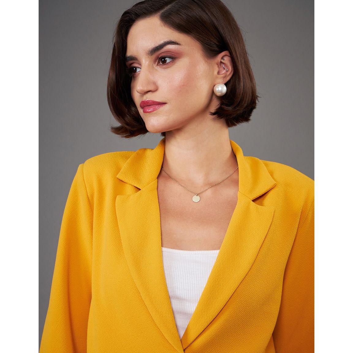 Sassafras X Styli Notch Collar Single Button Longline Blazer-women-clothing-coatsandjackets-blazers-image-4