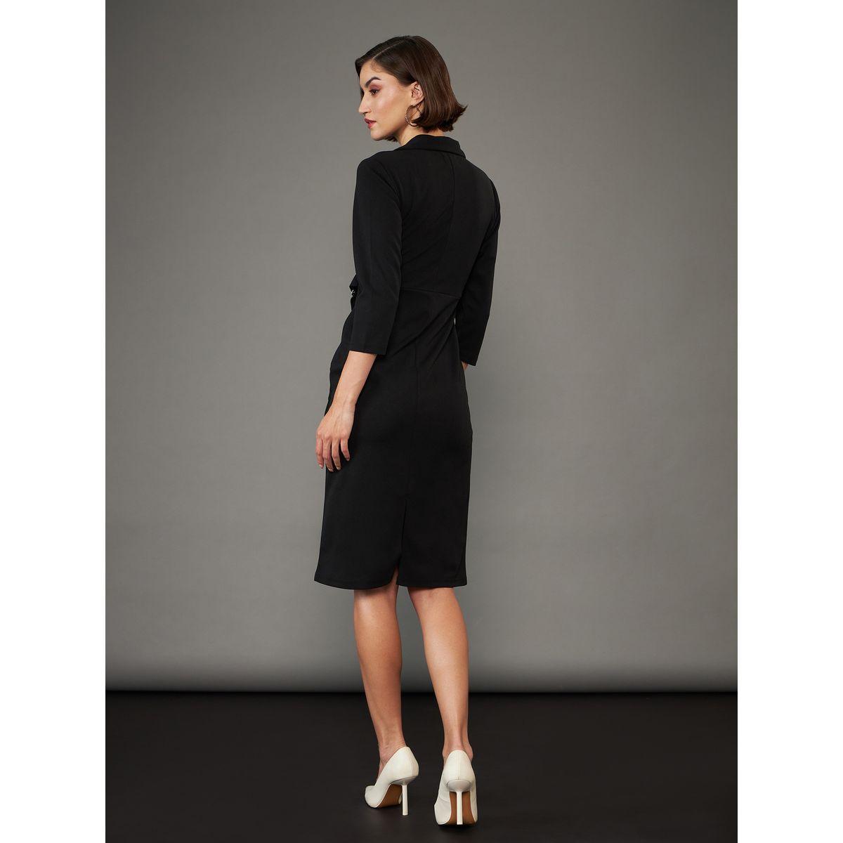 فستان ميدي بنمط لف ساسافراس × ستايلي-women-clothing-dresses-image-5