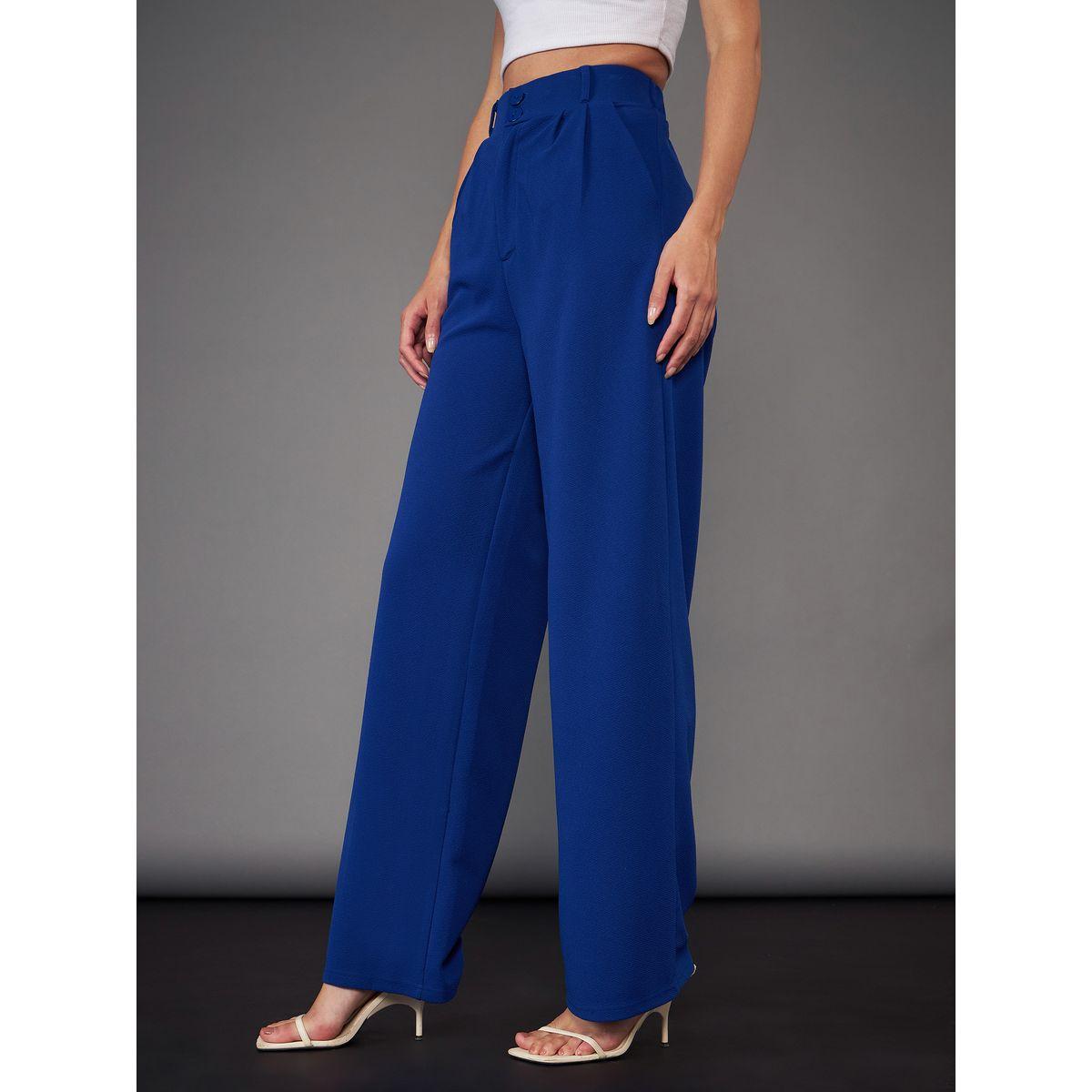 بنطال بأرجل مستقيمة وجيوب ساسافراس × ستايلي-women-clothing-bottoms-trousers-image-3
