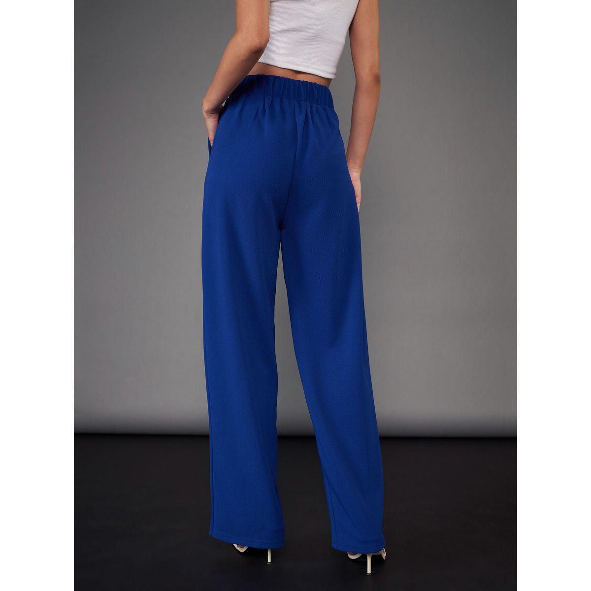 بنطال بأرجل مستقيمة وجيوب ساسافراس × ستايلي-women-clothing-bottoms-trousers-image-5