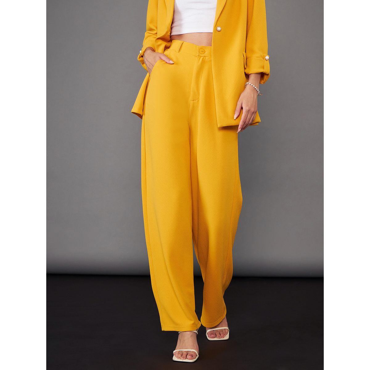 بنطال بأرجل مستقيمة وجيوب ساسافراس × ستايلي-women-clothing-bottoms-trousers-image-1