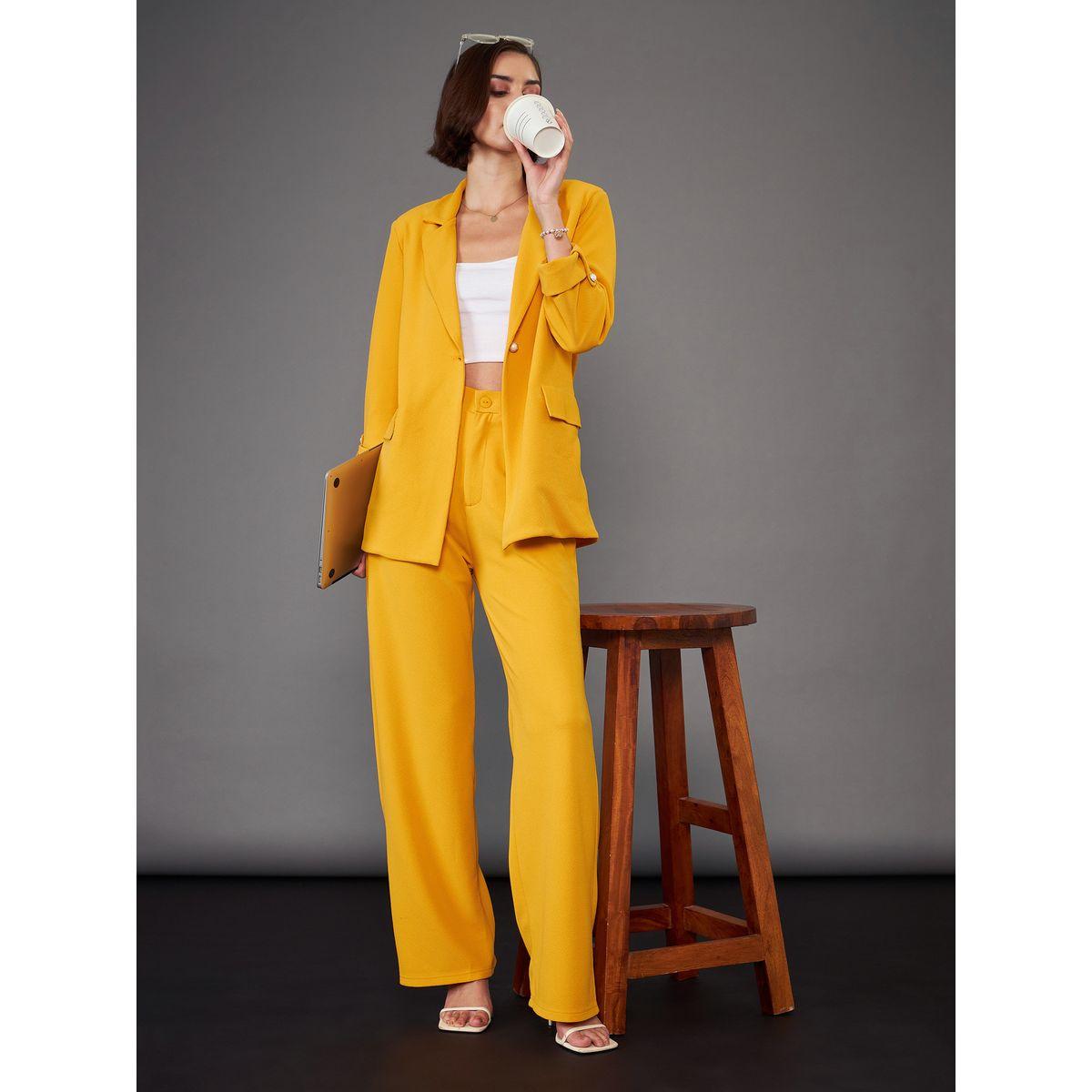 بنطال بأرجل مستقيمة وجيوب ساسافراس × ستايلي-women-clothing-bottoms-trousers-image-2