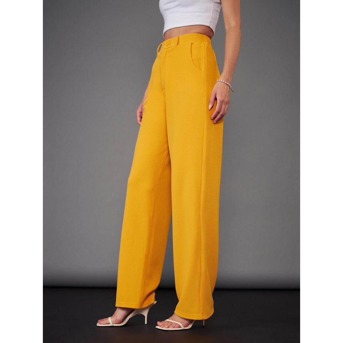 بنطال بأرجل مستقيمة وجيوب ساسافراس × ستايلي-women-clothing-bottoms-trousers-image-3
