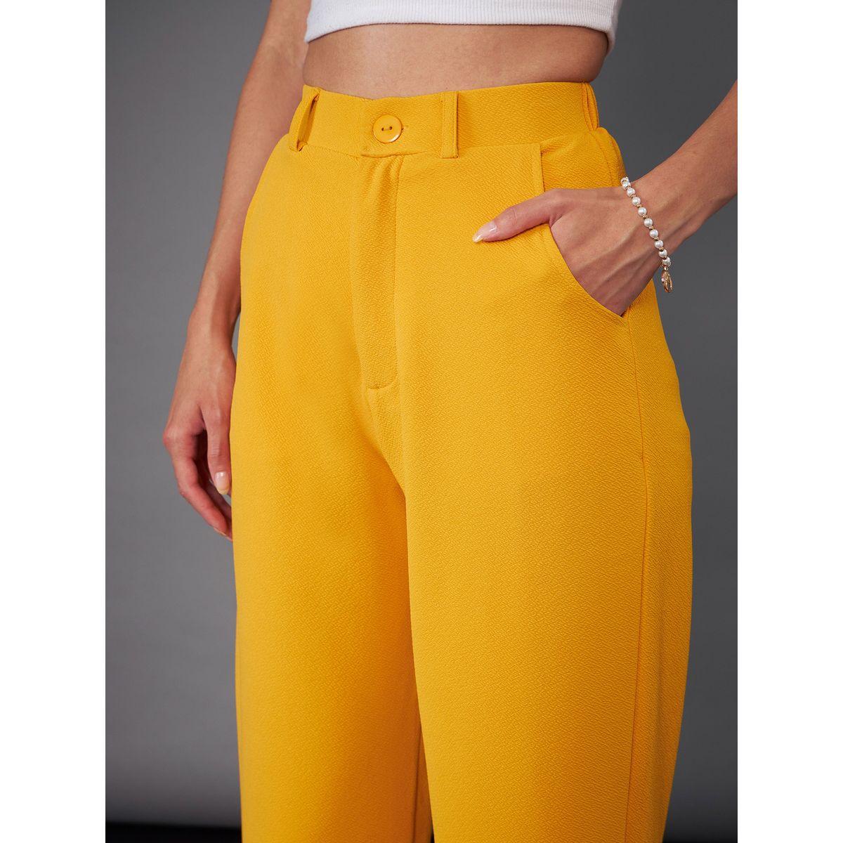 بنطال بأرجل مستقيمة وجيوب ساسافراس × ستايلي-women-clothing-bottoms-trousers-image-4