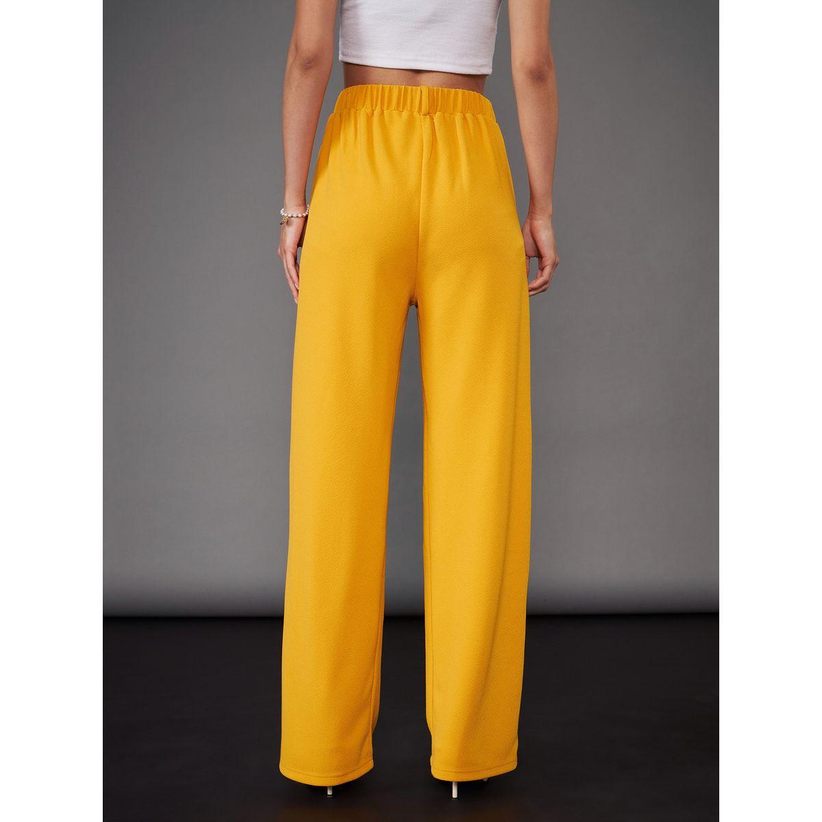 بنطال بأرجل مستقيمة وجيوب ساسافراس × ستايلي-women-clothing-bottoms-trousers-image-5